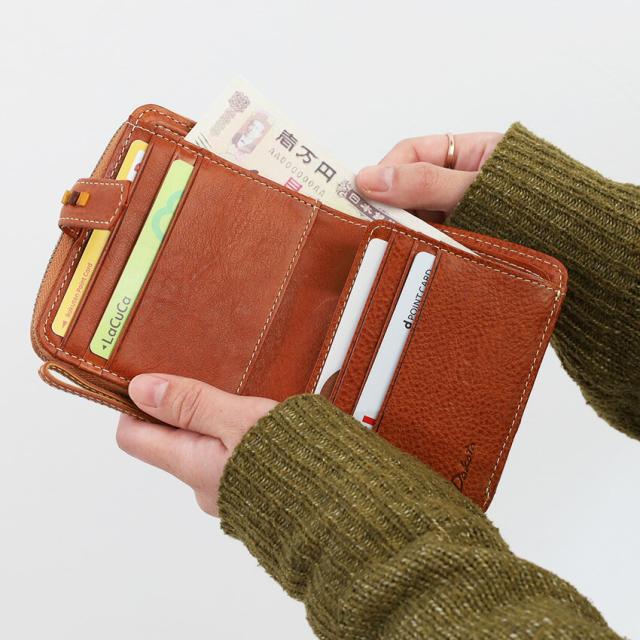 ノベルティ付】ポイント10% ダコタ Dakota 二つ折り財布 ペルリーネ
