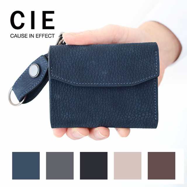 【商品レビューで＋P5％】ポイント10% シー 財布 三つ折り CIE FOLK COMPACT MIDDLE WALLET フォーク コンパクトウォレット シー エクス