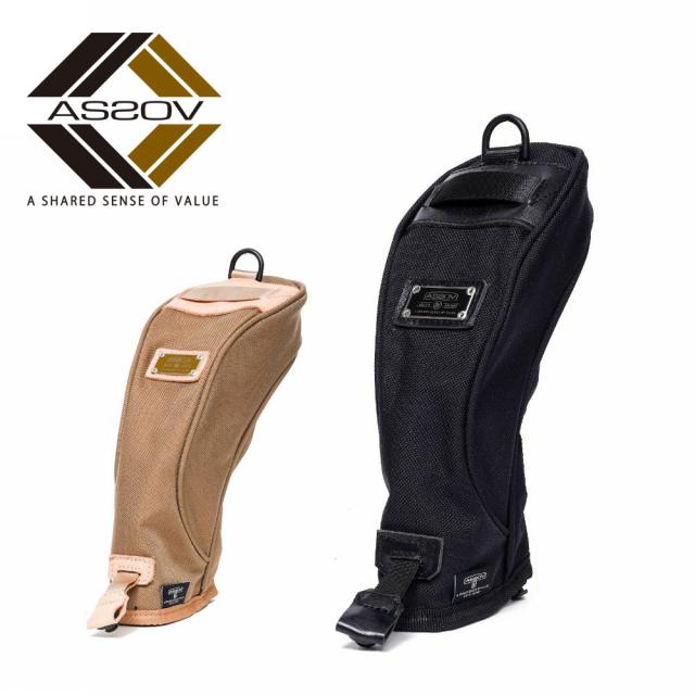 【商品レビューで＋P5％】AS2OV GOLF アッソブゴルフ ヘッドカバー ユーティリティ用 EXCLUCIVE BALLISTIC NYLON HEAD COVER UTILITY ゴルフ 062204 UNBY