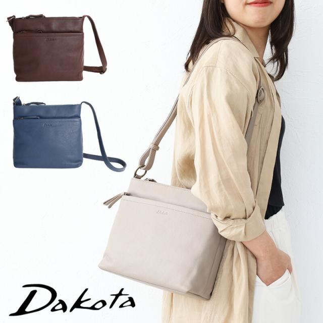ポイント10% Dakota ダコタ リベロ ショルダーバッグ 1034672 レディースバッグ 斜め掛け スクエア型 本革 牛革 正規品  akz015の通販は