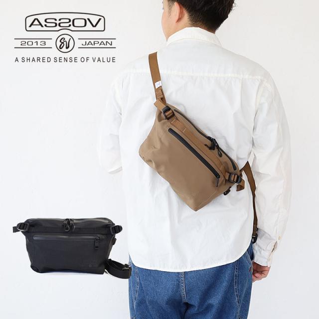 アッソブ AS2OV WATER PROOF CORDURA 305D FANNY PACK ファニーパック ショルダーバッグ 141607 撥水 防水 軽量 UNBY