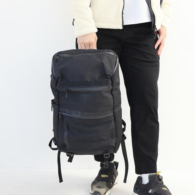 アッソブ AS2OV WATER PROOF CORDURA 305D ROUND ZIP BACKPACK バックパック リュックサック PC収納 141612 UNBY_1