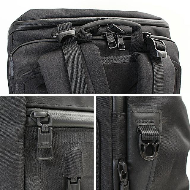 アッソブ AS2OV WATER PROOF CORDURA 305D ROUND ZIP BACKPACK バックパック リュックサック PC収納 141612 UNBY_6