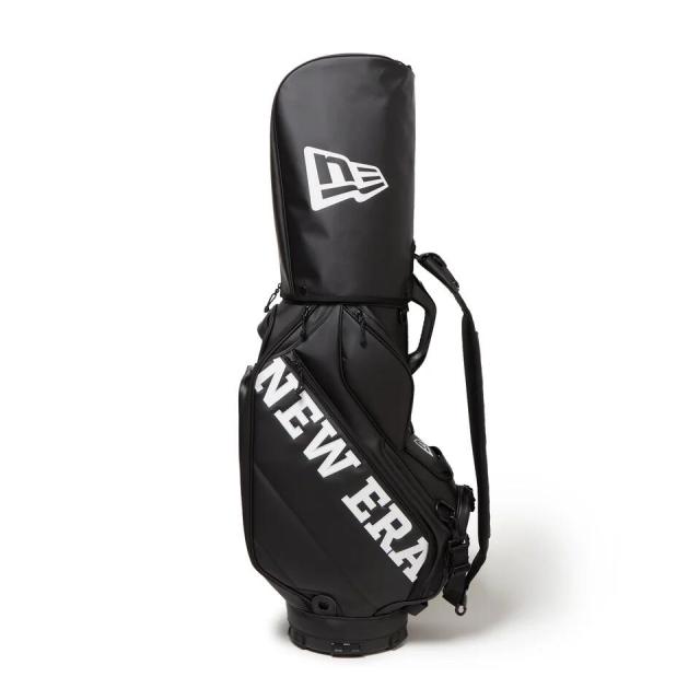 ポイント10% ニューエラ ゴルフ プロ ツアーバッグ ワードマークロゴ NEW ERA GOLF GF PRO TOUR CADDIE BAG キャディーバッグ ツアーバッグ 10.5インチ 14393707 正規品_1
