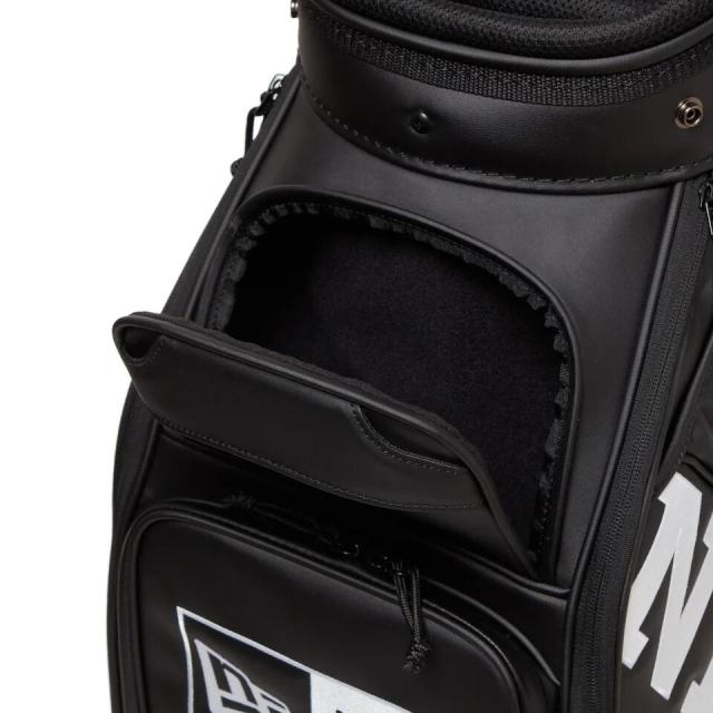 ポイント10% ニューエラ ゴルフ プロ ツアーバッグ ワードマークロゴ NEW ERA GOLF GF PRO TOUR CADDIE BAG キャディーバッグ ツアーバッグ 10.5インチ 14393707 正規品_10