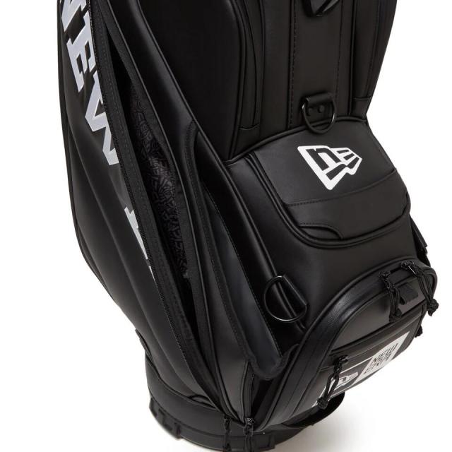 ポイント10% ニューエラ ゴルフ プロ ツアーバッグ ワードマークロゴ NEW ERA GOLF GF PRO TOUR CADDIE BAG キャディーバッグ ツアーバッグ 10.5インチ 14393707 正規品_14