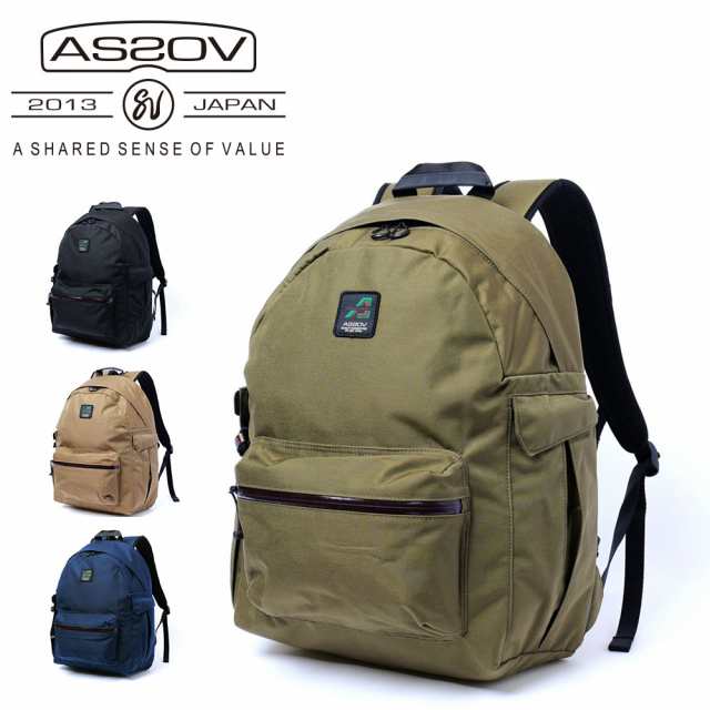 AS2OV アッソブ バックパック リュック 330×1000D CORDURA STANDARD SERIES DAY PACK 152317 デイパック 30L B4 A4 ユニセックス