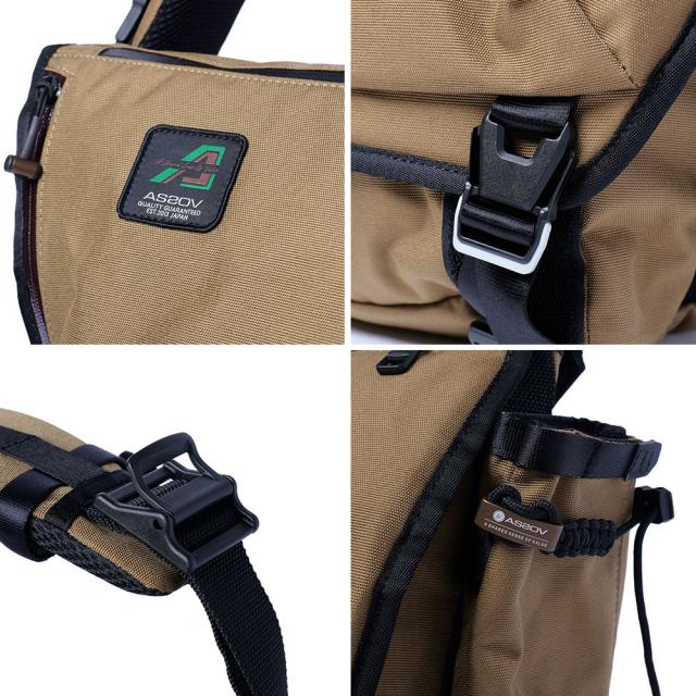 ASSOV アッソブ メッセンジャーバッグ AS2OV 最大42% 9/5限定 アッソブ コーデュラ スタンダード