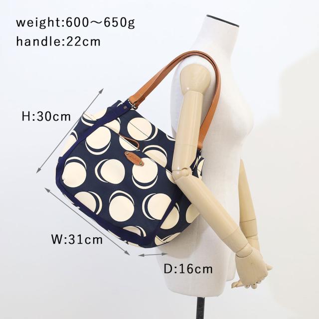 【ノベルティ付】ポイント10% Dakota ダコタ シンピット トートバッグ ドット柄 A4サイズ A4 帆布生地 可愛い レディースファッション 日本製 ギフト 肩掛け 肩掛けカバン 通勤 通学 akz015_19