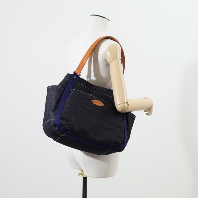 【ノベルティ付】Dakota ダコタ シンピット B5 スモールサイズ キャンバス akz015 レディース 65ネイビー 小物 1531750 男女兼用バッグ バッグ 牛革 日本 トートバッグ_5