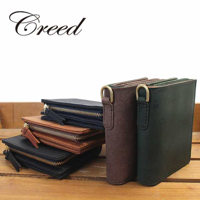 クリード 折財布 Creed UDUK ミドルウォレット 二つ折り財布 312c974 本革 井野屋 正規品の通販は