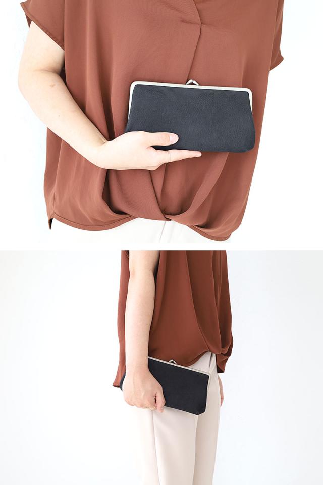 ポイント10% クリード 長財布 がま口財布 N-GAMO クラスプロング