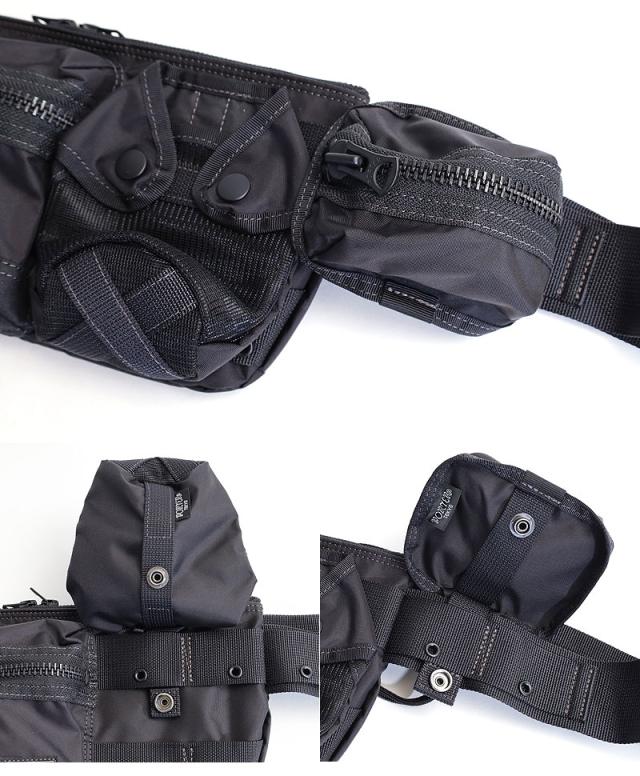 ポーター オール ウエストバッグ 502-05961 吉田カバン PORTER ALL WAIST BAG with POUCHES ボディバッグ_11