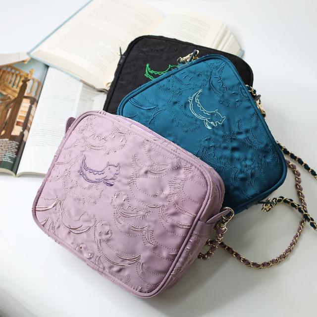 tsumori chisato CARRY ツモリチサトキャリー なみネコししゅう ボストンバッグ 50885 レディース オールシーズン お出かけ バッグ レディースバッグ ポリエステル_4