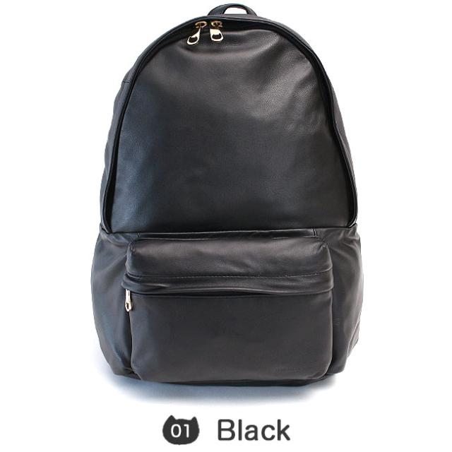 【極美品】ツモリチサト★ライトラム羊革★リュックサック バックパック 黒 ポイント10% ツモリチサトキャリー デイパック リュックサック