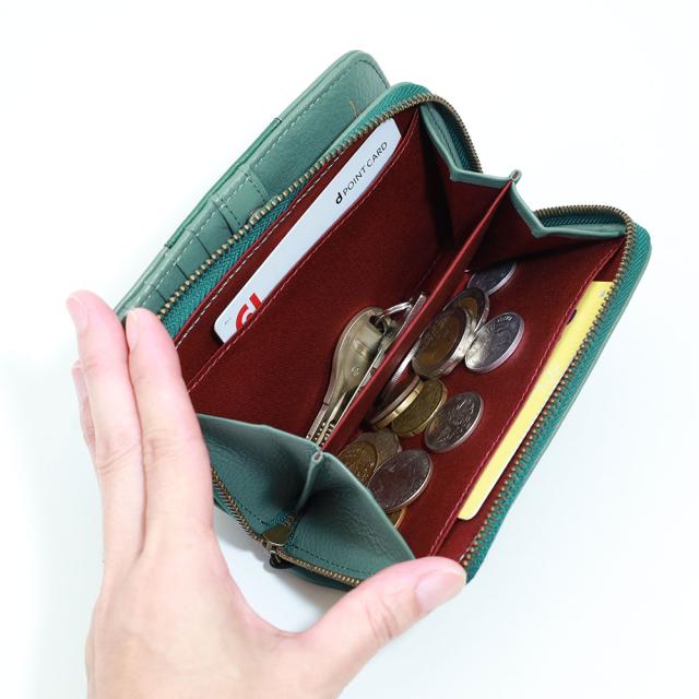 Sybilla シビラ アンバール 二つ折り財布 5470581 akz015 レディース オールシーズン お出かけ 上質 上品 バッグ 財布 ベルト クラシカル ケース レディース財布 牛革_10