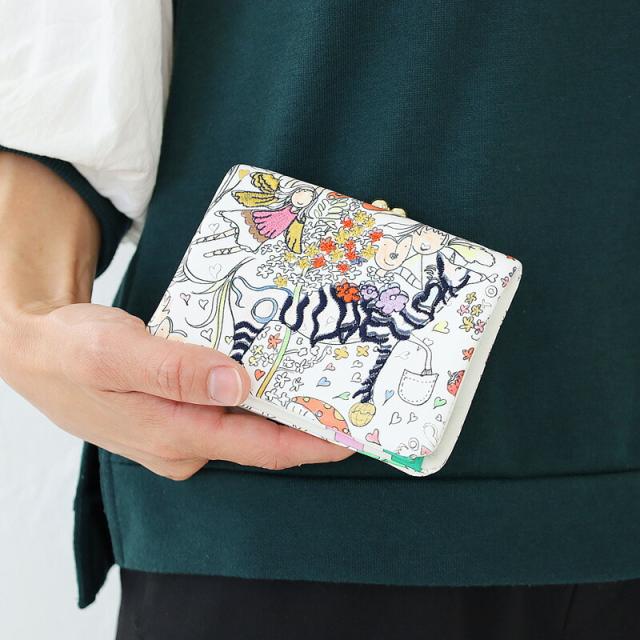 ポイント10% ツモリチサト 財布 ミニ財布 がま口 折財布 小さい財布 tsumori chisato ナチュラルラブ 57652 キャリー tsumori chisato CARRY コンパクト 正規品_2