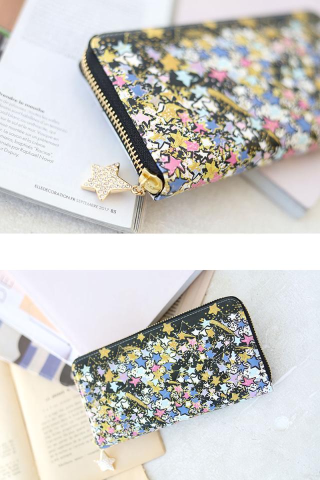 ツモリチサト　長財布 購入時の箱と星型チャーム付き　新品同様 tsumori chisato CARRY ツモリチサト 財布 長財布 新マルチ