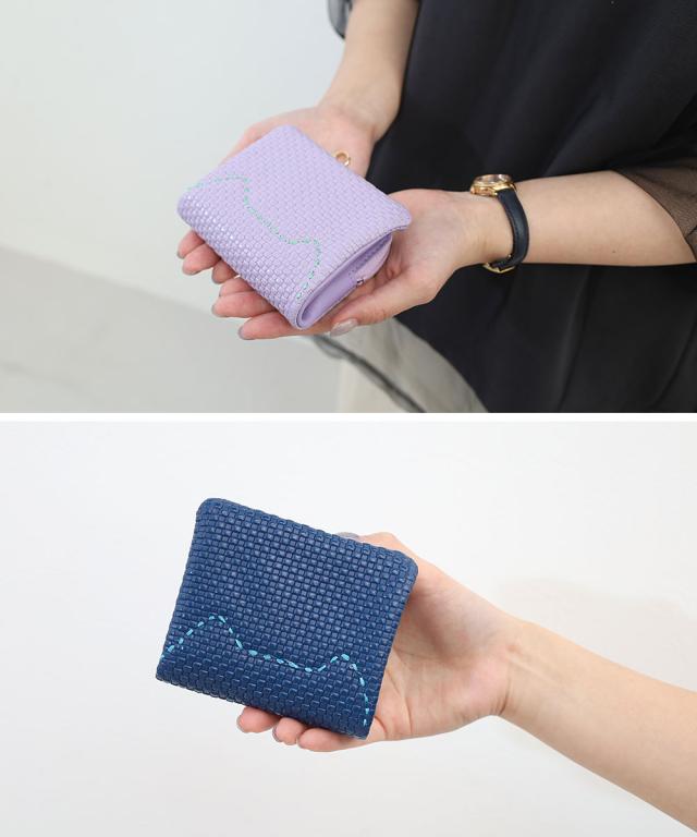 尖んがり10% ツモリチサト tsumori chisato CARRY 折紙入れ 二つ折り紙入れ エンボスメッシュ 紙入れ 57891 可愛らしい 革 さくら色 米国海軍 ラベンダー 猫 猫 刺しゅう tsumori chisato