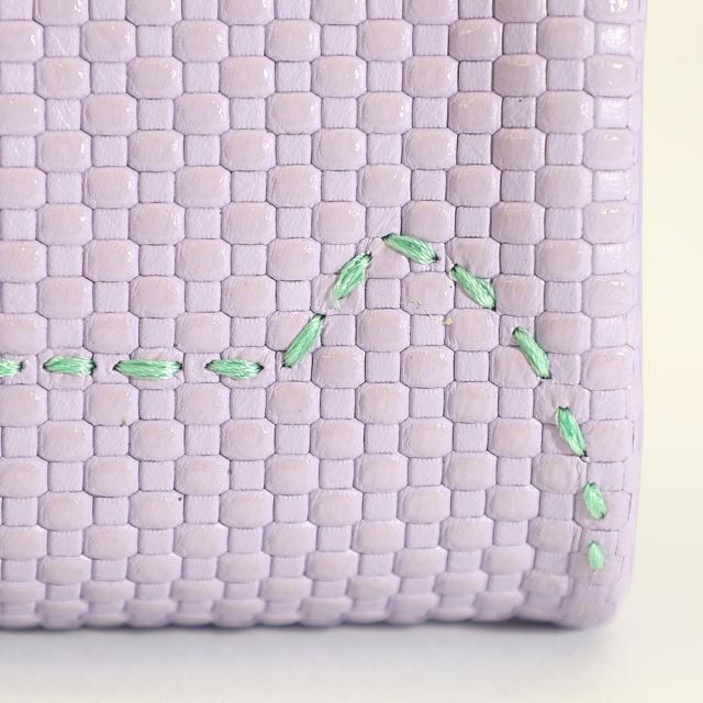 尖んがり10% ツモリチサト tsumori chisato CARRY 折紙入れ 二つ折り紙入れ エンボスメッシュ 紙入れ 57891 可愛らしい 革 さくら色 米国海軍 ラベンダー 猫 猫 刺しゅう tsumori chisato