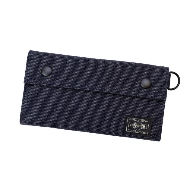 ポーター スモーキー ロングウォレット 592-26371 PORTER SMOKY LONG WALLET 吉田カバン レディース メンズ オールシーズン 軽量 財布 長財布 かぶせ_1