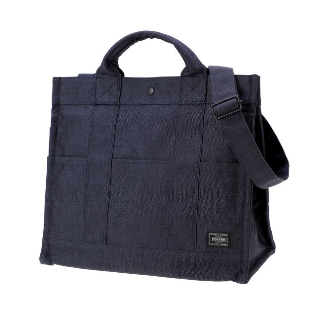 ポーター スモーキー 2WAYトートバッグ 592-27627 PORTER SMOKY 2WAY TOTE BAG 吉田カバン メンズ レディース オールシーズン ショルダーバッグ 軽量 自立 A4 手提げ_1