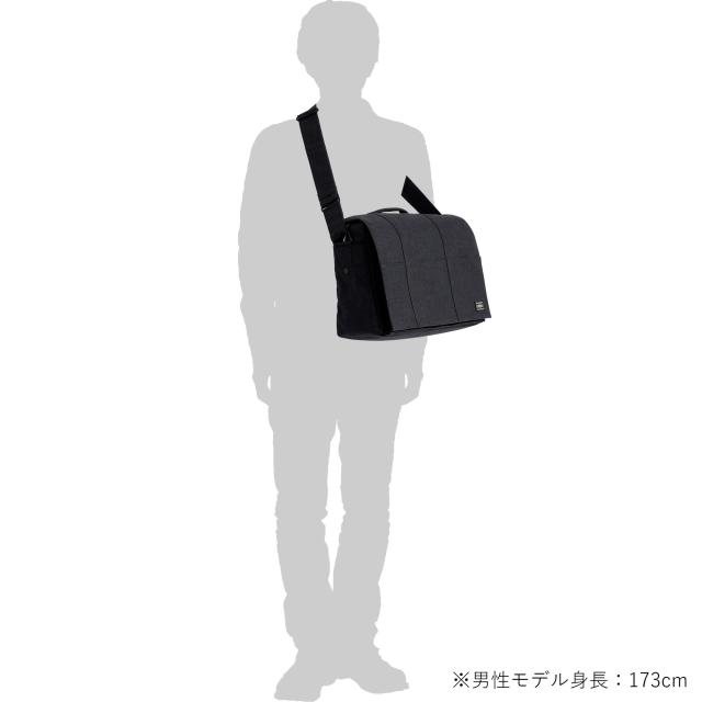 ポーター スモーキー ショルダーバッグ 592-27629 PORTER SMOKY SHOULDER BAG 吉田カバン メンズ レディース オールシーズン 手持ち 軽量 自立 バッグ A4_19