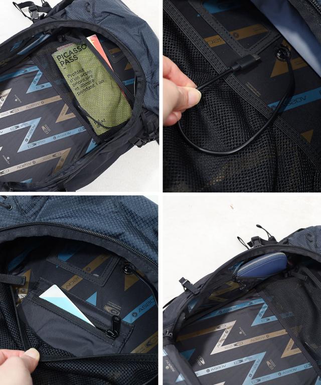 AS2OV アッソブ EPIC SERIES BACK PACK エピック バックパック 65L 大型 リュック デイパック デイリー PC パッキングシリーズ UNBY 602400 akz044_15