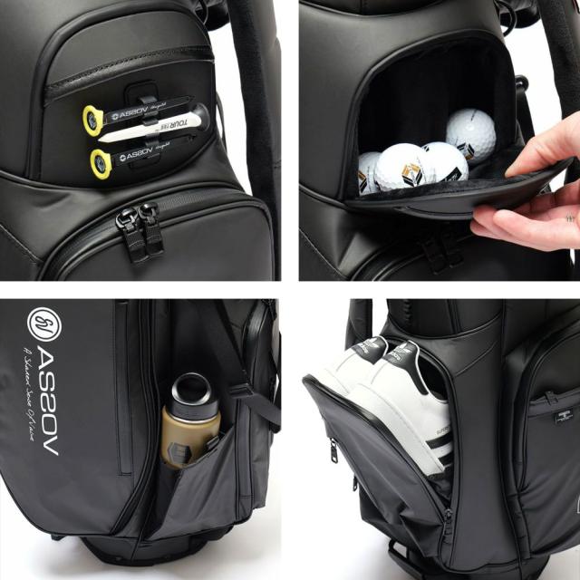 AS2OV アッソブ GOLF NYLON POLYCA CADDY BAG キャディバッグ 622500 ユニセックス メンズ レディース ゴルフ スポーツ アウトドア バッグ ケース_5