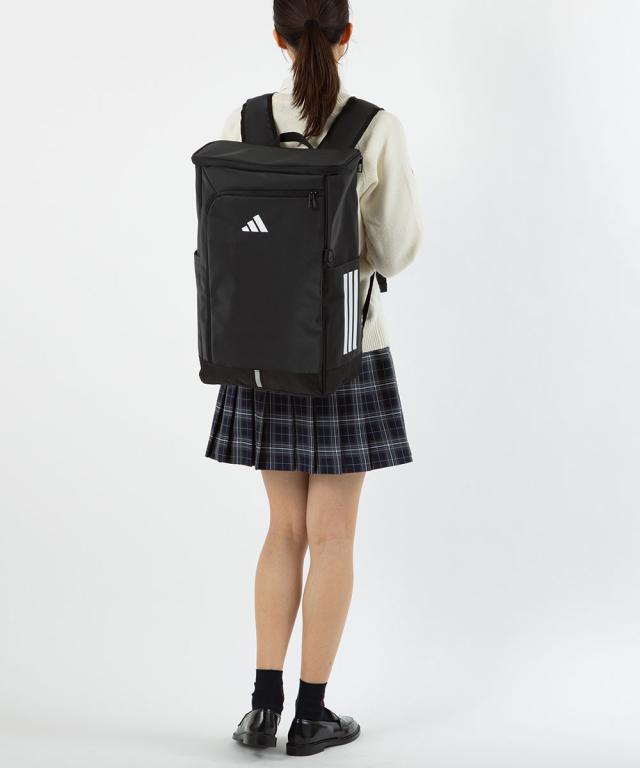 ポイント10％ adidas アディダス リュックサック スクールバッグ スクエア型 ボックス型 68571 大容量 15.6inch B4対応 30L 通学 リュック 通勤 正規品