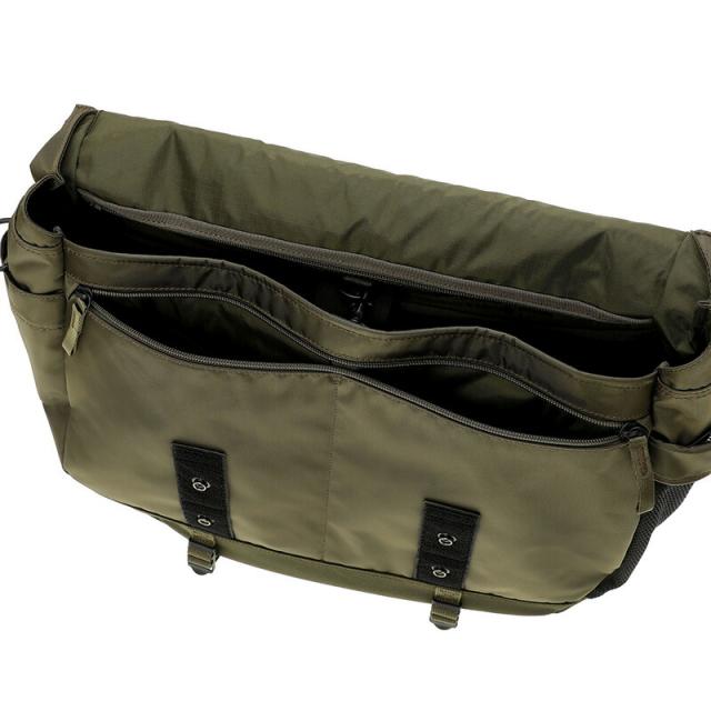 POTR ライド メッセンジャーバッグ 997-05361 RIDE MESSENGER BAG ショルダー ショルダーバッグ ナイロン PC収納 斜め掛け 旅行 大容量 カジュアル 大人 男性 高級 一泊 シンプル トラベル ウォーキング ミリタリー メンズ レディース 日本製 ブランド 吉田カバン 吉田かばん_12