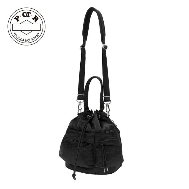 POTR モノグラム 2WAYツールバッグ 998-19526 MONOGRAM 2WAY TOOL BAG ショルダーバッグ ミニショルダー 巾着袋 ナイロン 肩掛け 斜めがけ 手持ち 旅行 人気 おしゃれ トラベル メンズ レディース 日本製 ブランド 30代 40代 50代 60代 軽量 軽い 吉田カバン 吉田かばん