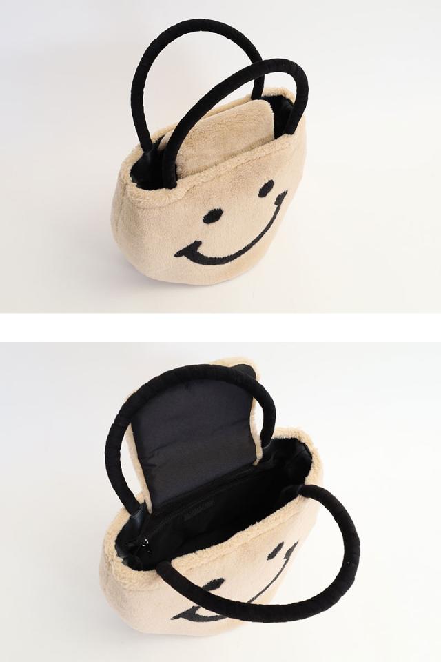 アジョリー ファーバッグ 22AI ekubo ニコちゃん ハンドバッグ