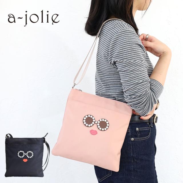 【商品レビューで＋P5％】アジョリー バック パールサングラス ショルダーバッグ a-jolie ショルダー ポシェット パールサングラス レディースaj-639の通販は 8,118円