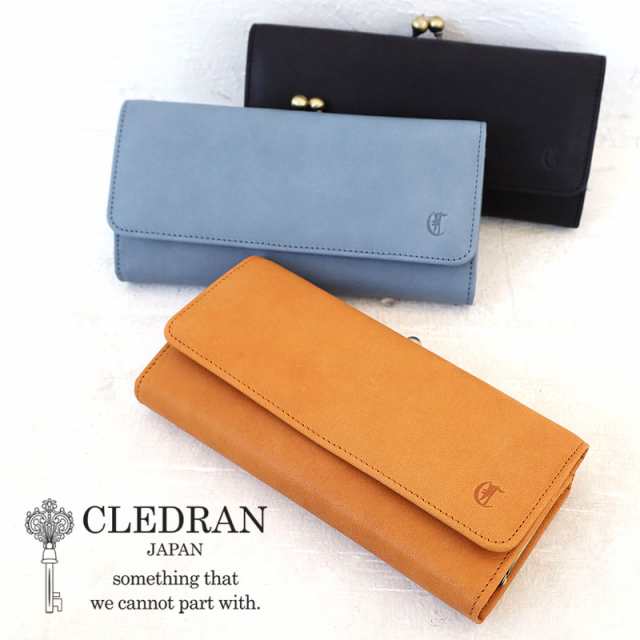 【商品レビューで＋P5％】クレドラン 財布 CLEDRAN 長財布 タンテ ロングウォレット TANTE PURSE LONG WALLET 日本製 cl3554 がま口財布