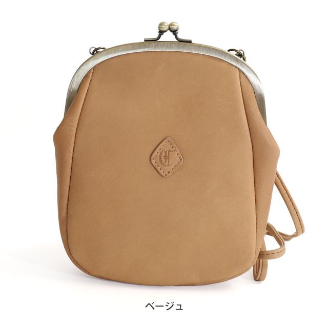 クレドラン CLEDRAN アンファ レザーがま口ポシェット ENFA PURSE