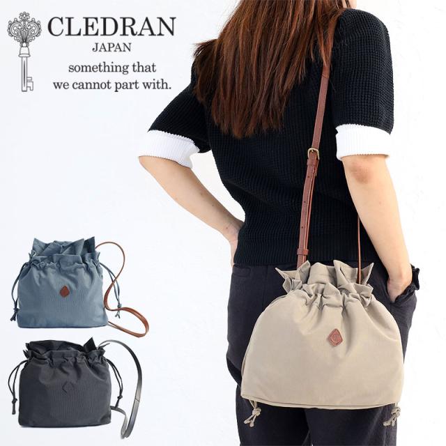 クレドラン CLEDRAN ラリ セパレートショルダー LALI SEPARATE SHOULDER ショルダーバッグ ナイロンショルダー 巾着ショルダー cl3616 日本製 レディース 正規品 ギフト