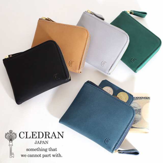 【商品レビューで＋P5％】クレドラン CLEDRAN MELO PULL WALLET ラウンドファスナー折財布 cl3623 メロ プルウォレット コンパクト 小さ