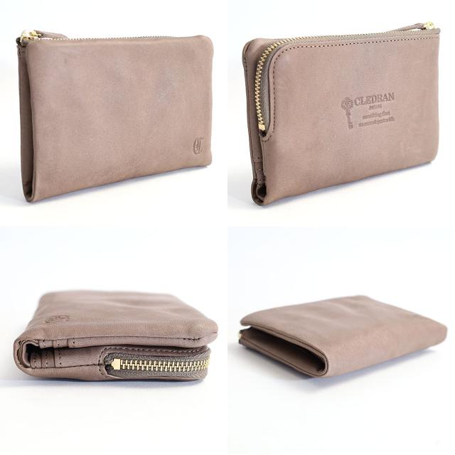 クレドラン CLEDRAN RON WALLET 折財布 cl3686 akz016 ロン ウォレット 日本製 二つ折り財布 レザー 正規品_5
