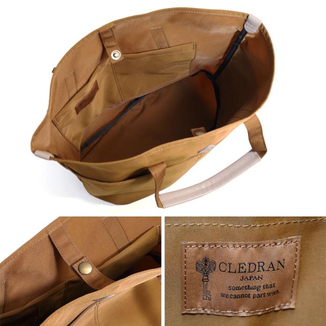 ポイント10% CLEDRAN クレドラン CROIR クロア トートバッグ cl3826 日本製 レザー 牛革 カジュアル 正規品 鞄 カバン 手持ち_14