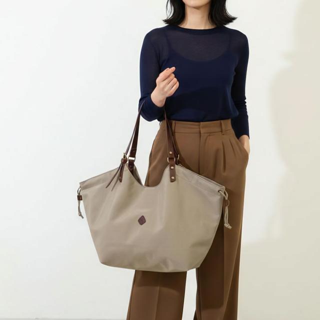 CLEDRAN クレドラン LALI ラリ トートバッグ side gather tote cl3964 akz016 レディース オールシーズン お出かけ 標準 バッグ A4 レギュラーサイズ_4