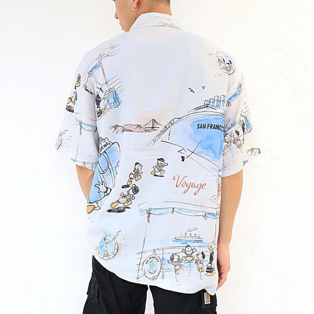 ポイント10% PORTER CLASSIC DISNEY M&F PC ORIGINAL ART ALOHACOLLECTION SAN FRANCISCO ポーター クラシック アロハ ドナルド dp-024-2710