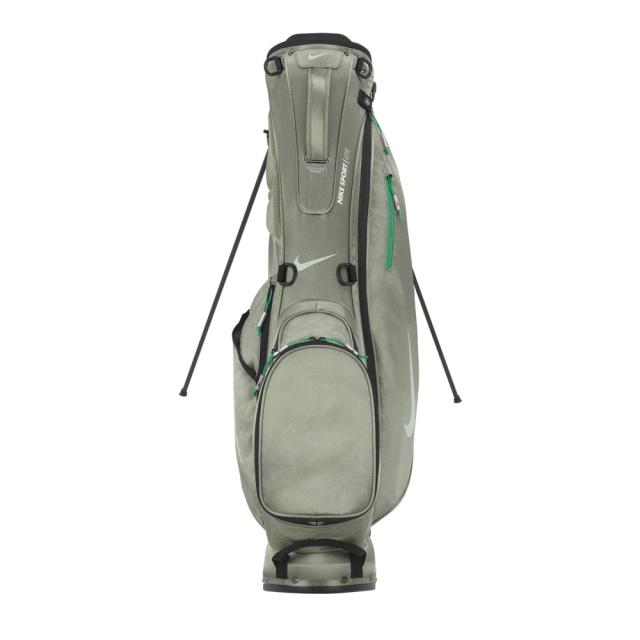 【希少】 NIKE ナイキ ゴルフ キャディバッグ カート型 6分割 グレー 希少・廃盤】ナイキ ゴルフ キャディバッグ カーボン柄 6分割