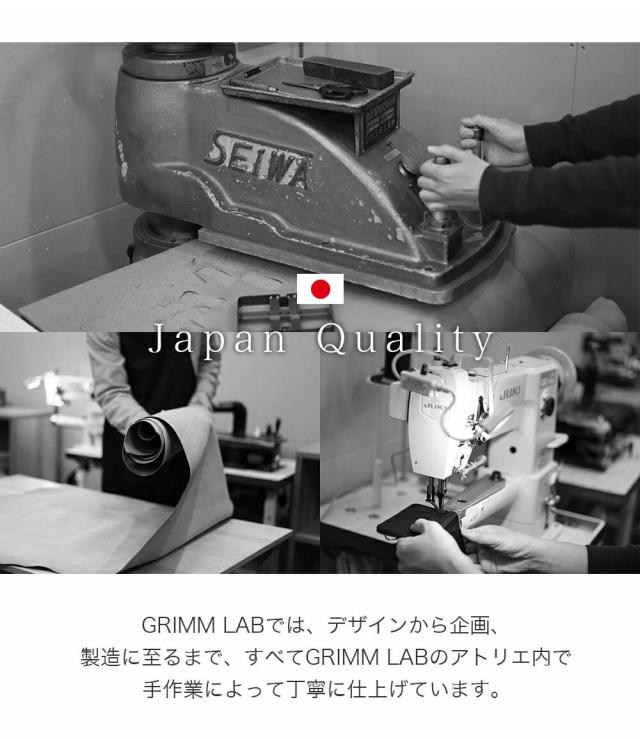 GRIMM LAB キーケース 革 スマートキーケース 本革 牛革 日本製 ファスナーポケット付キーケース ウォレットキーケース 鍵 小銭 カード ブラック ベージュ 黒 ブランド 小銭入れ マルチケース グリムラボ gl-00008 ギフト オリジナル ハンドメイド ナチュラル クラフト_5