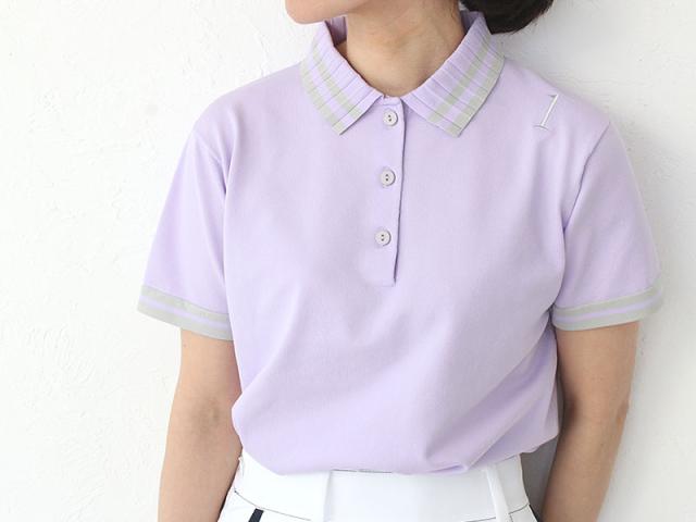 ポイント10% エルグワン HERG1 ゴルフ PLEATED KINIT POLO ポロシャツ