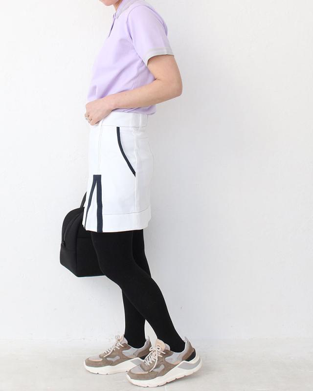 ポイント10% エルグワン HERG1 ゴルフ PLEATED KINIT POLO ポロシャツ