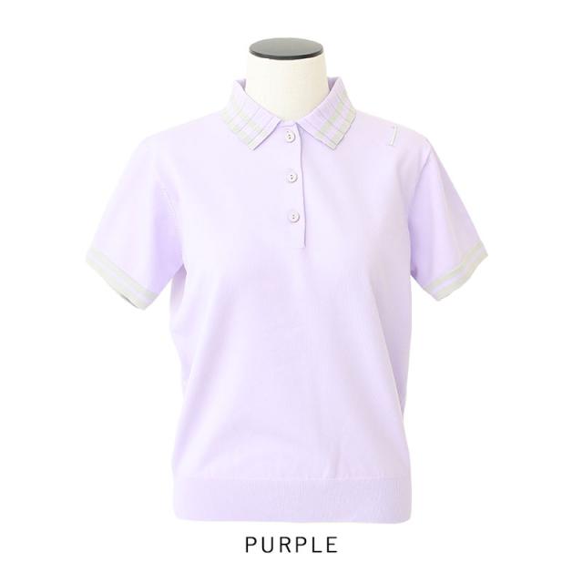 ポイント10% エルグワン HERG1 ゴルフ PLEATED KINIT POLO ポロシャツ