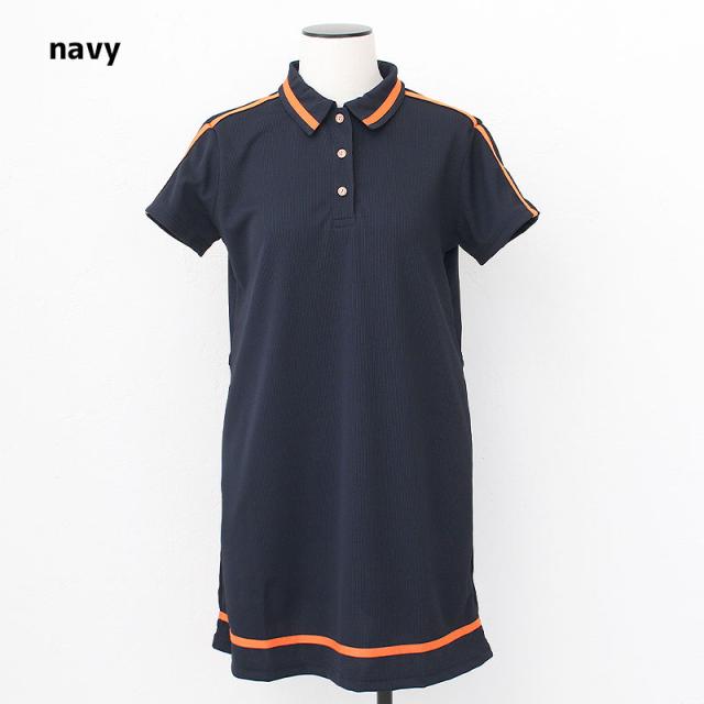 ポイント10% HERG1 ゴルフ エルグワン BACK PRINT UV WAFFLE ONEPIECE