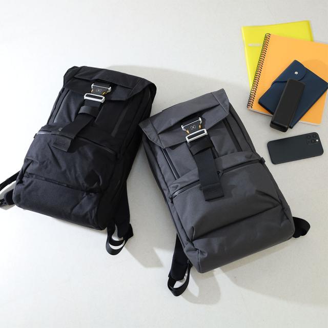 HURU フル H2 CORDURA リュック バックパック h00005 メンズ レディース トラベル 旅行 出張 22L PC収納 A4 2ルーム ビジネス セットアップ可能 ビジネスバッグ_3