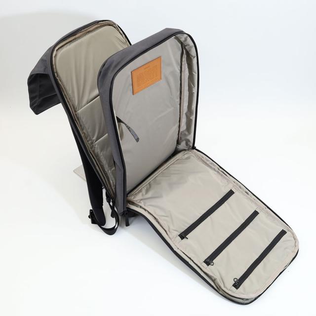 HURU フル H2 CORDURA リュック バックパック h00005 メンズ レディース トラベル 旅行 出張 22L PC収納 A4 2ルーム ビジネス セットアップ可能 ビジネスバッグ_4
